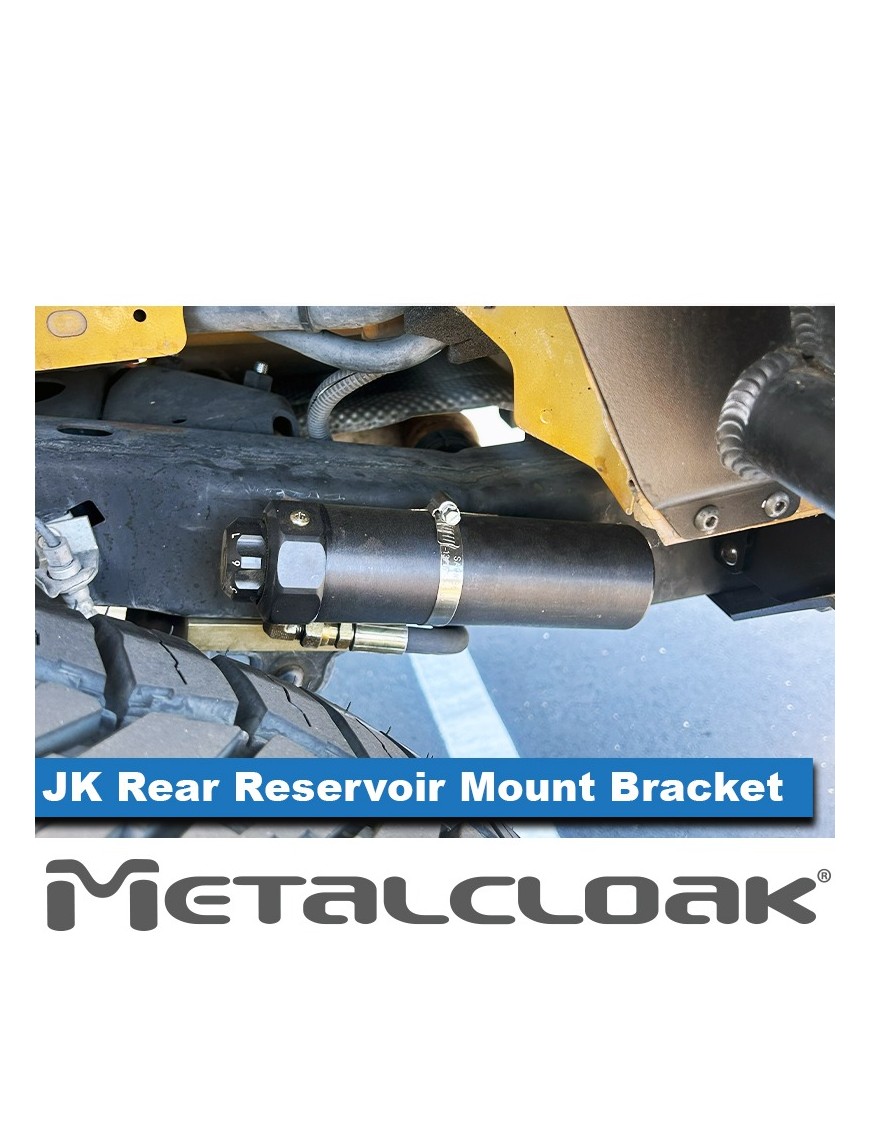 MetalCloak wsporniki rezerwuarów tylnych amortyzatorów, Jeep Wrangler JK