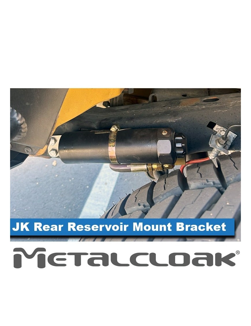 MetalCloak wsporniki rezerwuarów tylnych amortyzatorów, Jeep Wrangler JK