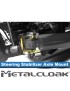 MetalCloak wspornik relokacji amortyzatora skrętu, strona mostu, Jeep Wrangler JK