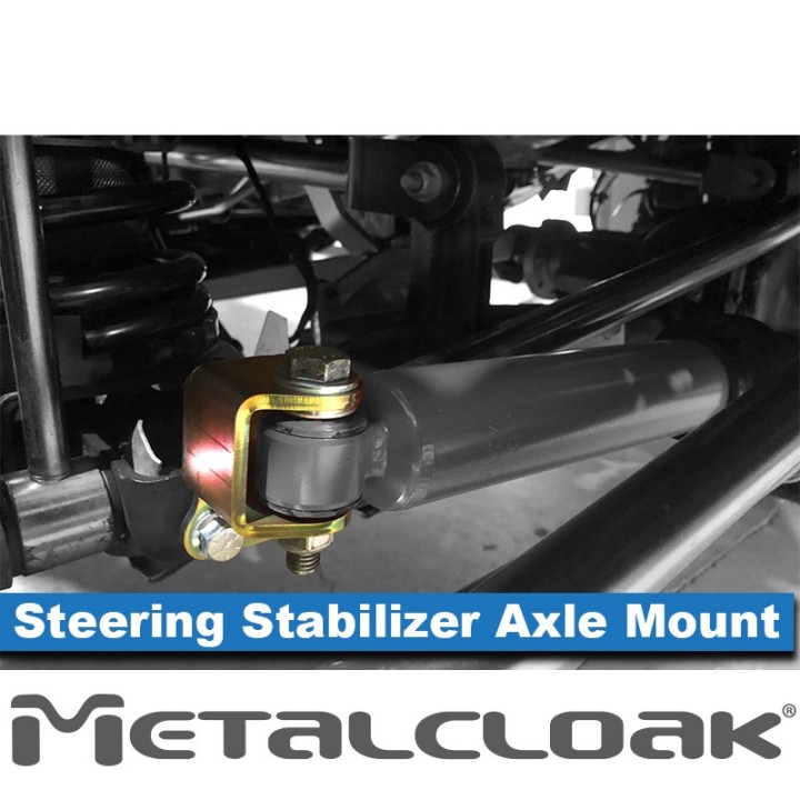 MetalCloak wspornik relokacji amortyzatora skrętu, strona mostu, Jeep Wrangler JK - ujęcie 4