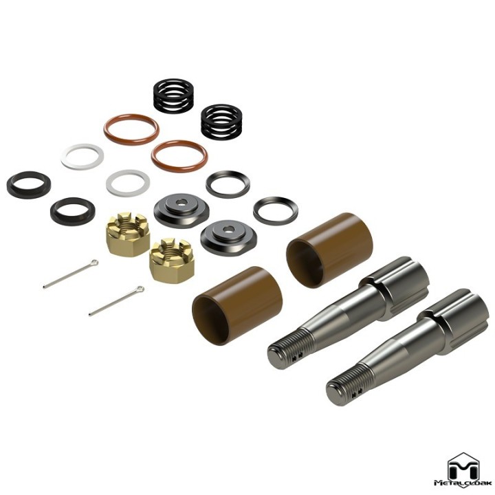 MetalCloak zestaw naprawczy górnych sworzni Baller Joints, Jeep Wrangler JK i TJ/LJ