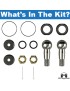 MetalCloak zestaw naprawczy dolnych sworzni Baller Joints, Jeep Wrangler JK