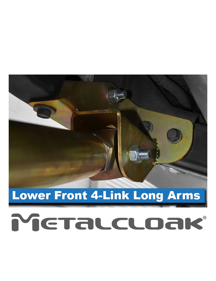 MetalCloak Duroflex – dolne przednie wahacze długie 4-Link, Jeep Wrangler JK