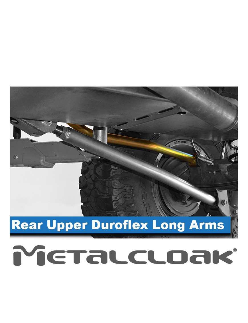 MetalCloak Duroflex – górne tylne wahacze długie, Jeep Wrangler JK i JL