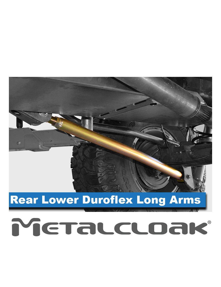 MetalCloak Duroflex – dolne tylne wahacze długie, Jeep Wrangler JK i JL