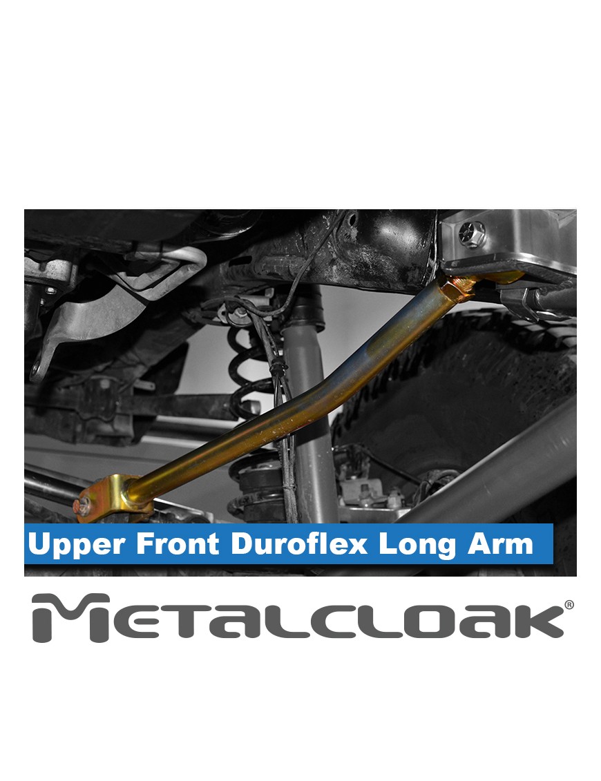 MetalCloak Duroflex – górne przednie wahacze długie 4-Link, Jeep Wrangler JK/JL i Gladiator JT