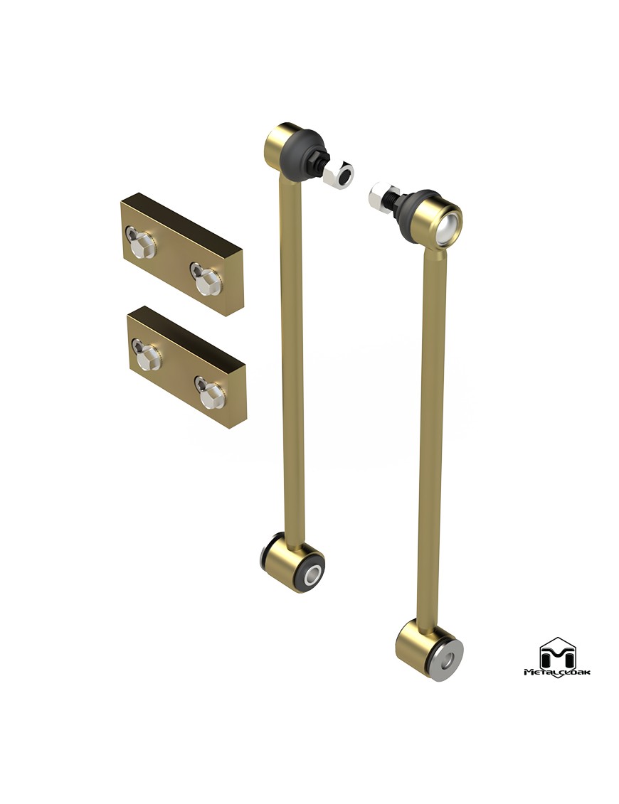 MetalCloak – zestaw tylnego stabilizatora: dystanse + łączniki 14,5″, Jeep Wrangler JK
