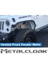 Aluminiowe nadkola wewnetrzne przednie wentylowane Jeep Wrangler JK MetalCloak