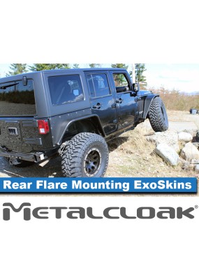 ExoSkin tylny z mocowaniem poszerzen Overline Jeep Wrangler JK 4D MetalCloak