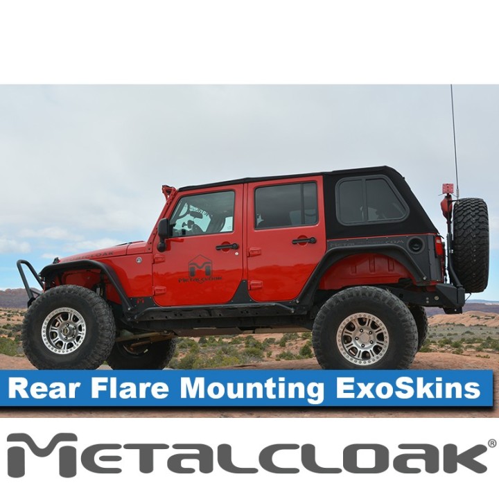 ExoSkin tylny z mocowaniem poszerzen Overline Jeep Wrangler JK 4D MetalCloak - ujęcie 5