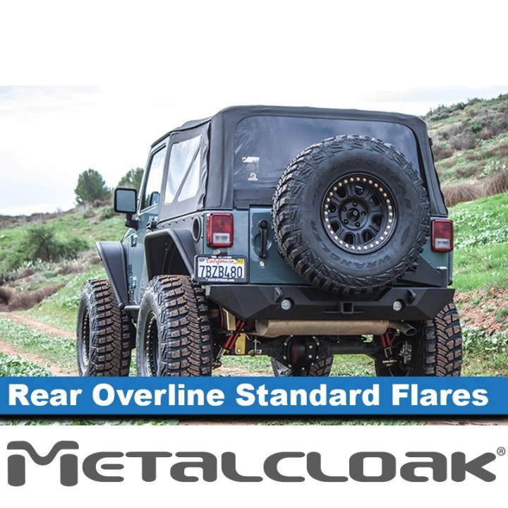 Poszerzenia tylne Overline szybkozlaczne standard 6 cali Jeep Wrangler JK MetalCloak - ujęcie 3