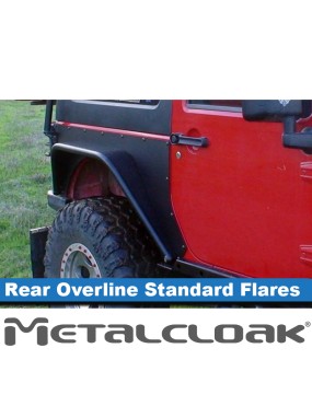 Poszerzenia tylne Overline szybkozlaczne standard 6 cali Jeep Wrangler JK MetalCloak