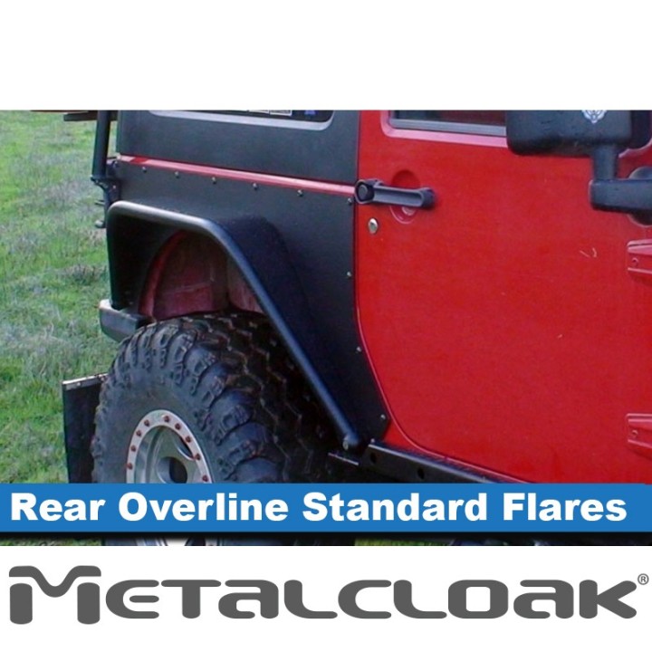 Poszerzenia tylne Overline szybkozlaczne standard 6 cali Jeep Wrangler JK MetalCloak - ujęcie 4