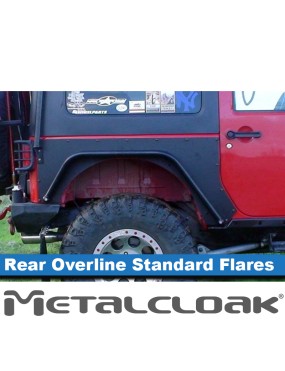 Poszerzenia tylne Overline szybkozlaczne standard 6 cali Jeep Wrangler JK MetalCloak