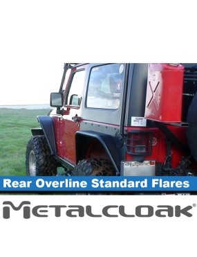 Poszerzenia tylne Overline szybkozlaczne standard 6 cali Jeep Wrangler JK MetalCloak