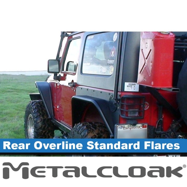 Poszerzenia tylne Overline szybkozlaczne standard 6 cali Jeep Wrangler JK MetalCloak - ujęcie 6