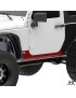 Nakladki progowe ExoSkin Overline stal Jeep Wrangler JK 2-drzwiowy MetalCloak