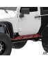 Progi rurowe rock slidery Overline Jeep Wrangler JK 2-drzwiowy MetalCloak