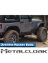 Progi rurowe rock slidery Overline Jeep Wrangler JK 2-drzwiowy MetalCloak