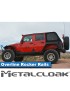 Progi rurowe rock slidery Overline Jeep Wrangler JK Unlimited 4-drzwiowy MetalCloak