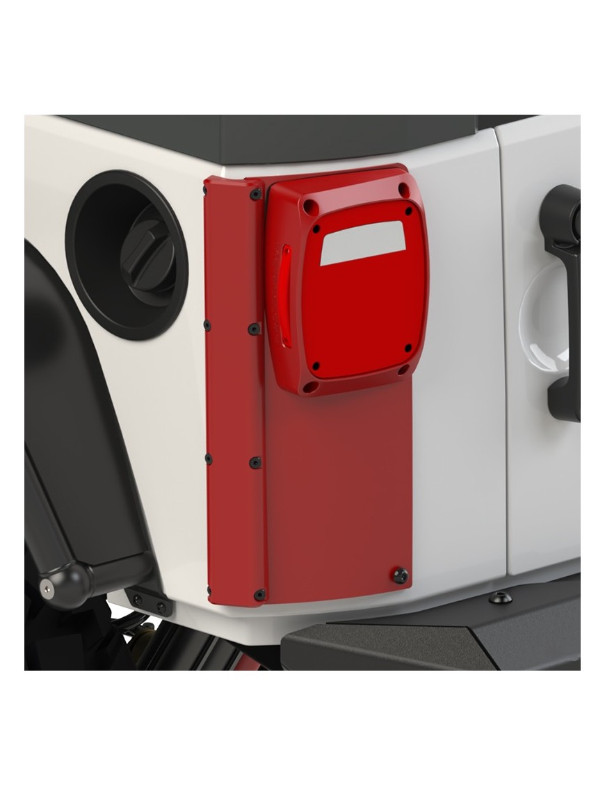 ExoCorner narozniki tylne z lampami LED obudowa ASA Jeep Wrangler JK JKU MetalCloak