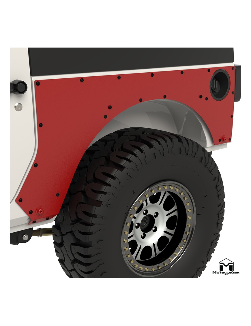 ExoSkin tylny z mocowaniem poszerzen Overline Jeep Wrangler JK 2-drzwiowy MetalCloak