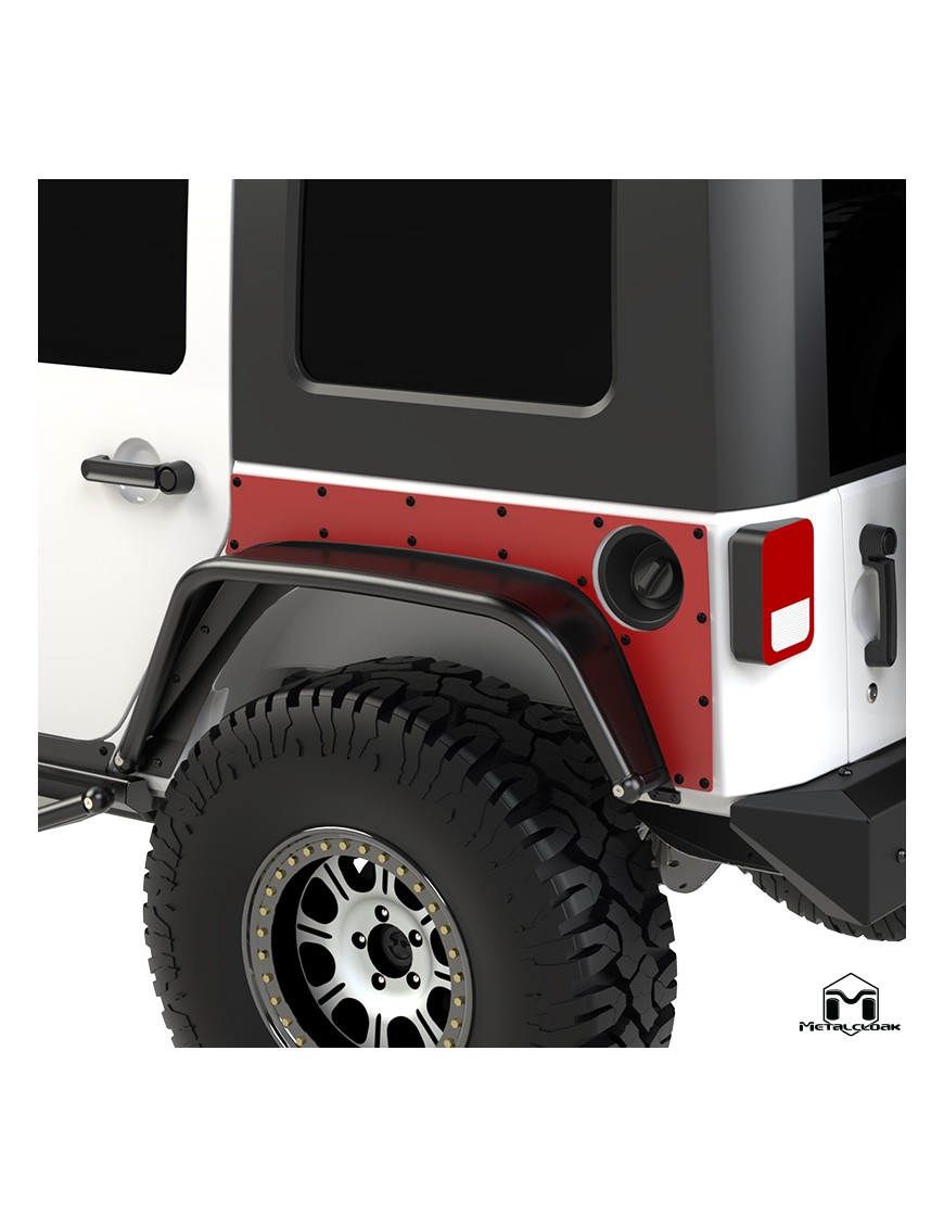 Extended ExoSkin plyty tylnego naroznika Jeep Wrangler JK Unlimited 4-drzwiowy MetalCloak