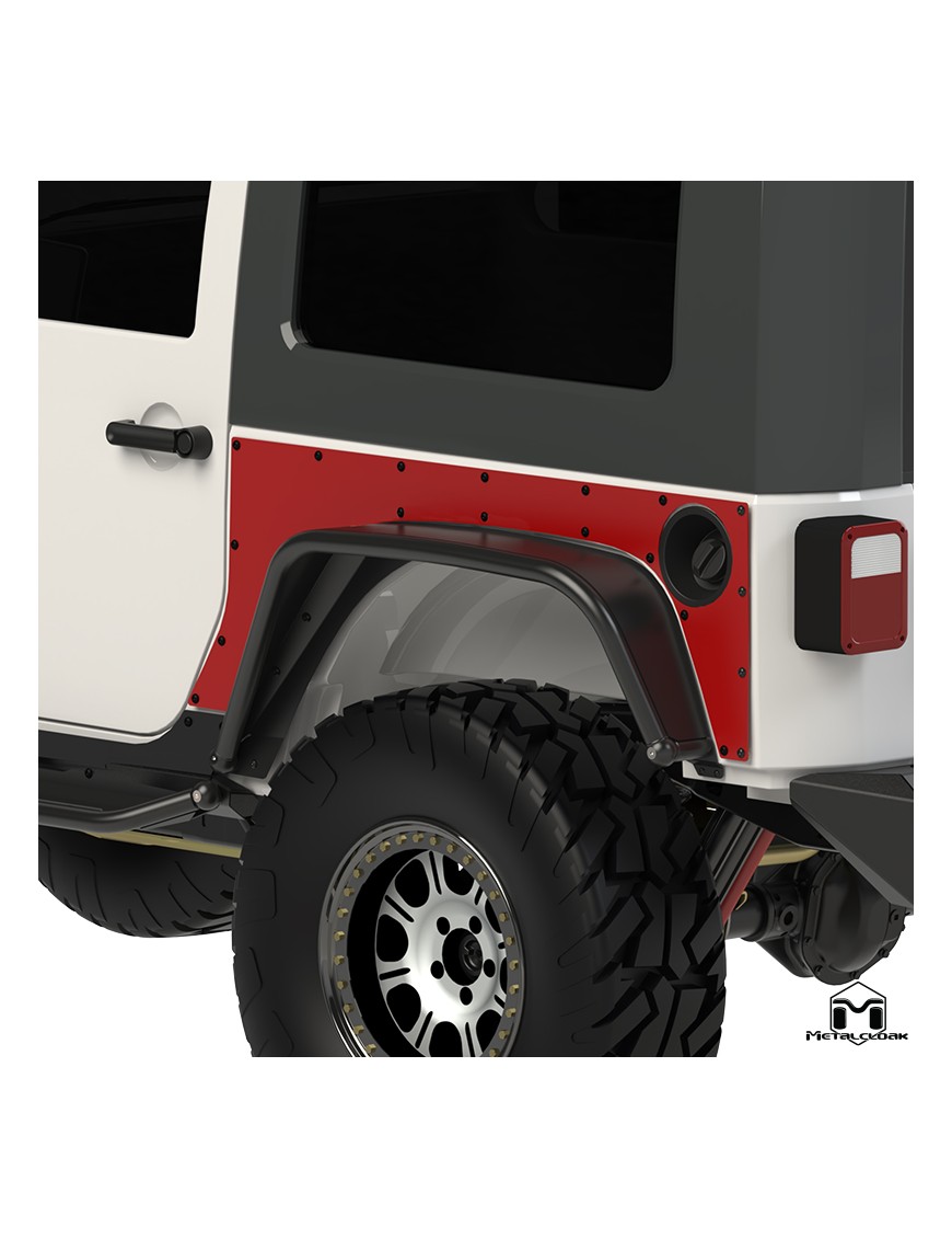 Extended ExoSkin plyty tylnego naroznika Jeep Wrangler JK 2-drzwiowy MetalCloak