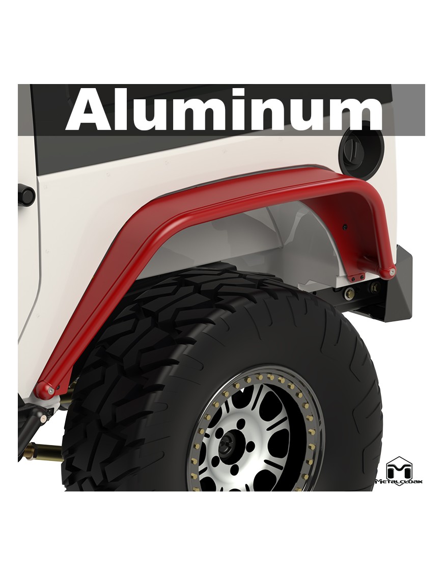 Nadkola rurowe tylne Overland ALUMINIOWE Jeep Wrangler JK JKU MetalCloak