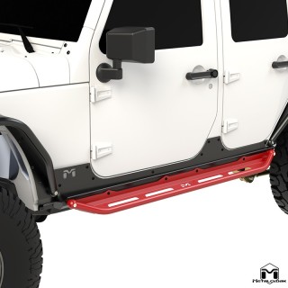 Stopnie skladane Flip Step Overland Jeep Wrangler JK JL 4-drzwiowy i JT Gladiator MetalCloak