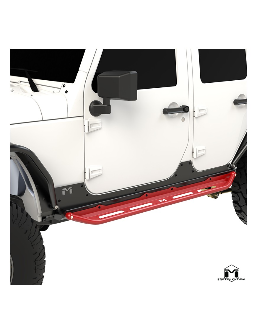 Stopnie skladane Flip Step Overland Jeep Wrangler JK JL 4-drzwiowy i JT Gladiator MetalCloak