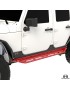 Komplet baza progowa i stopnie Flip Step Overland Jeep Wrangler JK Unlimited 4-drzwiowy MetalCloak
