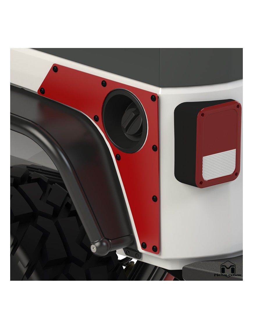 Tylne plyty ExoSkin Jeep Wrangler JK Unlimited 4-drzwiowy MetalCloak