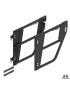 Drzwi rurowe tylne Open Frame aluminium czarny proszek Jeep Wrangler JK Unlimited 4-drzwiowy MetalCloak