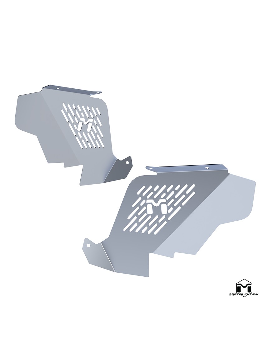 Wentylowany panel nadkola aluminiowy para czarny proszek Jeep Wrangler JK MetalCloak