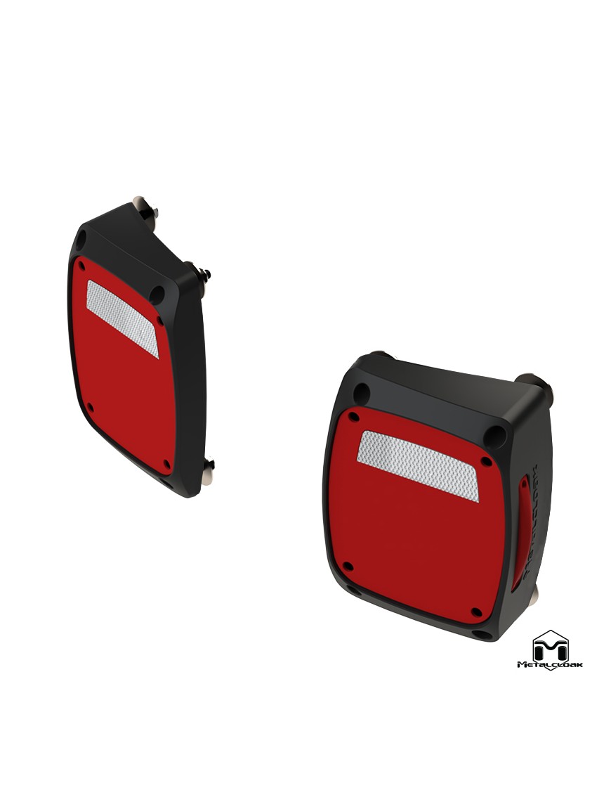 Lampy tylne LED Lo-Profile obudowa formowana ASA Jeep Wrangler JK MetalCloak