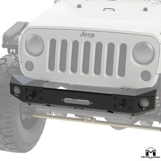 Zderzak przedni Frame-Built nr 1500 pod wyciagarke stal czarny proszek Jeep Wrangler JK MetalCloak