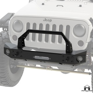 Zderzak przedni Frame-Built nr 1504 pod wyciagarke stal czarny proszek Jeep Wrangler JK MetalCloak
