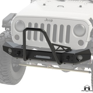 Zderzak przedni Frame-Built nr 1402 pod wyciagarke stal czarny proszek Jeep Wrangler JK MetalCloak