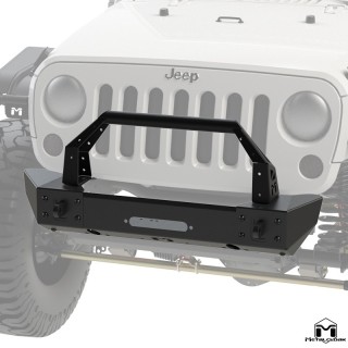 Zderzak przedni Frame-Built nr 1204 pod wyciagarke stal czarny proszek Jeep Wrangler JK MetalCloak