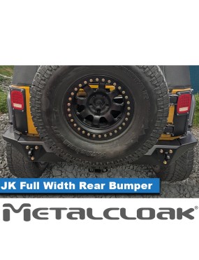 Zderzak tylny Full Duty Wide stal 3/16 cala czarny proszek Jeep Wrangler JK MetalCloak