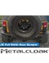 Zderzak tylny Full Duty Wide stal 3/16 cala czarny proszek Jeep Wrangler JK MetalCloak