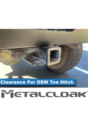 Zderzak tylny Full Duty Wide stal 3/16 cala czarny proszek Jeep Wrangler JK MetalCloak