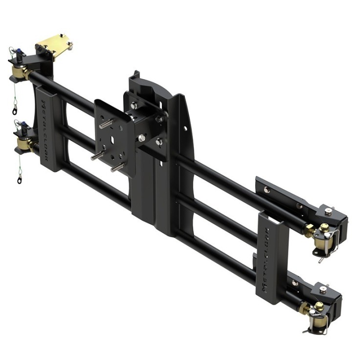 Nosnik kola zapasowego montowany do nadwozia kolo do 40 cali Jeep Wrangler JK MetalCloak