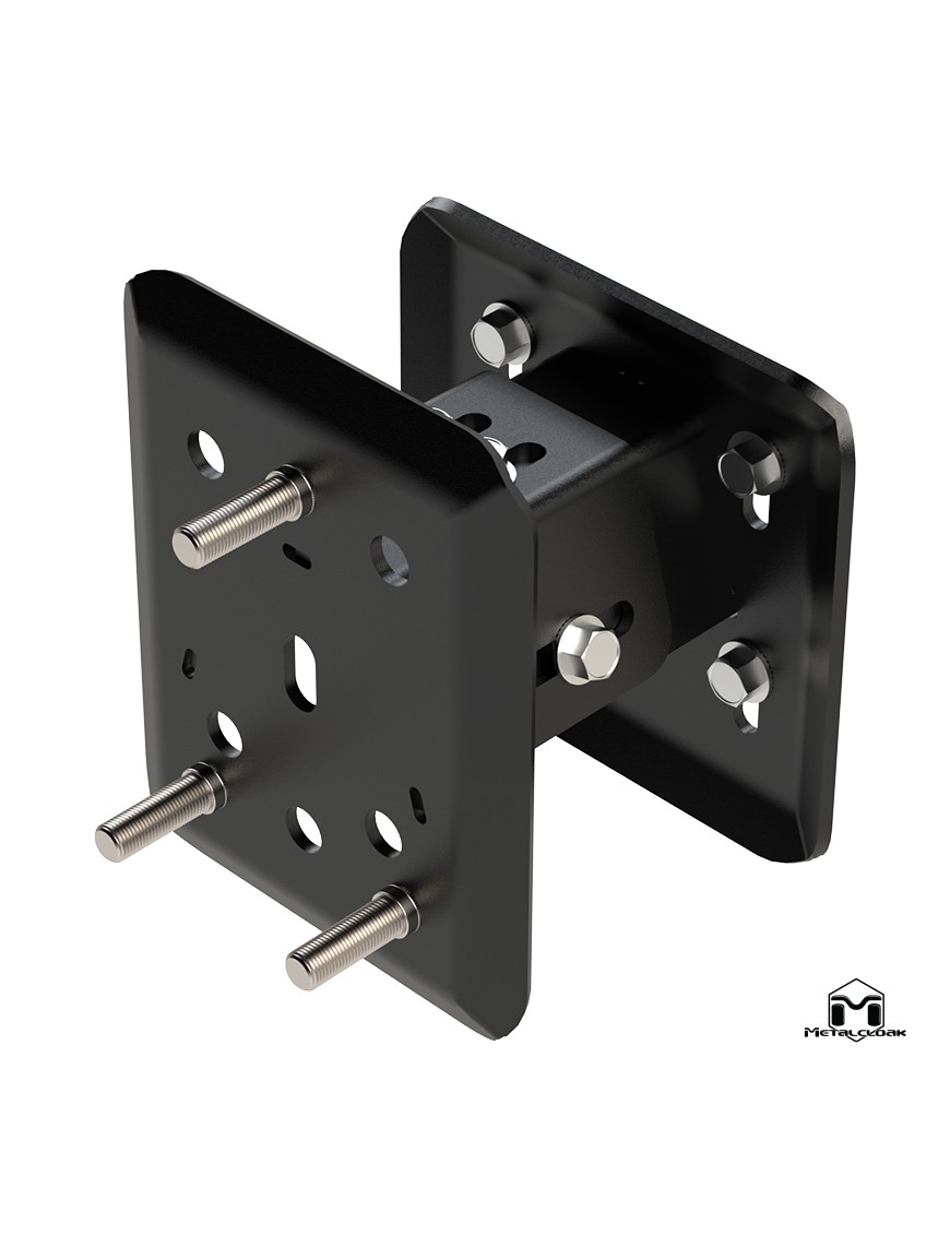 Mocowanie kola zapasowego regulowane backspacing 3,75-5,25 cala Jeep Wrangler JK MetalCloak