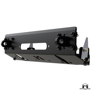 Baza zderzaka przedniego Frame-Built Combo z plyta wyciagarki stal 3/16 cala Jeep Wrangler JK MetalCloak
