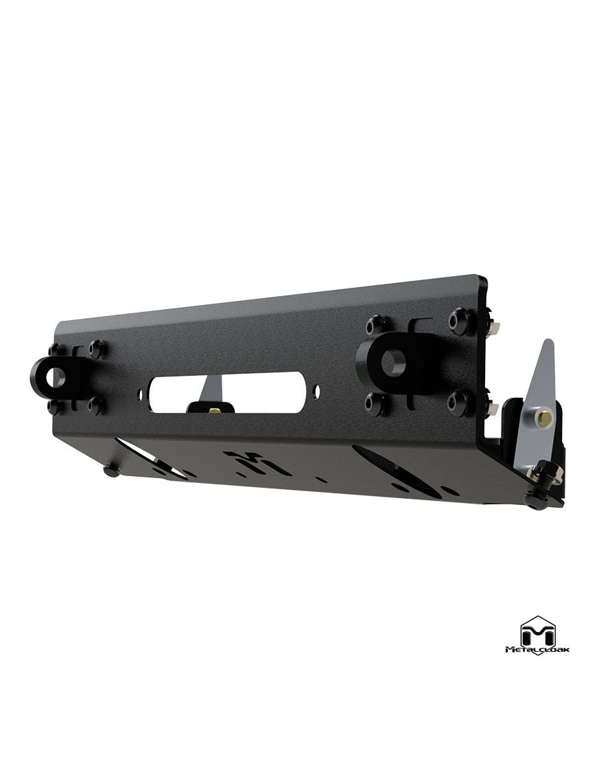 Baza zderzaka przedniego Frame-Built Combo z plyta wyciagarki stal 3/16 cala Jeep Wrangler JK MetalCloak