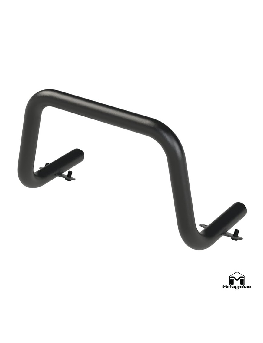 Oslona wyciagarki Winch Guard rura 1 3/4 cala czarny proszek Jeep Wrangler JK JL Gladiator JT MetalCloak