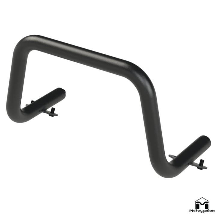 Oslona wyciagarki Winch Guard rura 1 3/4 cala czarny proszek Jeep Wrangler JK JL Gladiator JT MetalCloak