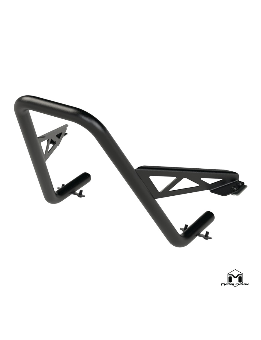 Mid Stinger kablak przedni rura 1 3/4 cala czarny proszek Jeep Wrangler JK JL Gladiator JT MetalCloak